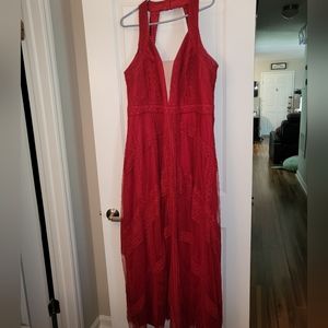 Red Lace Dress